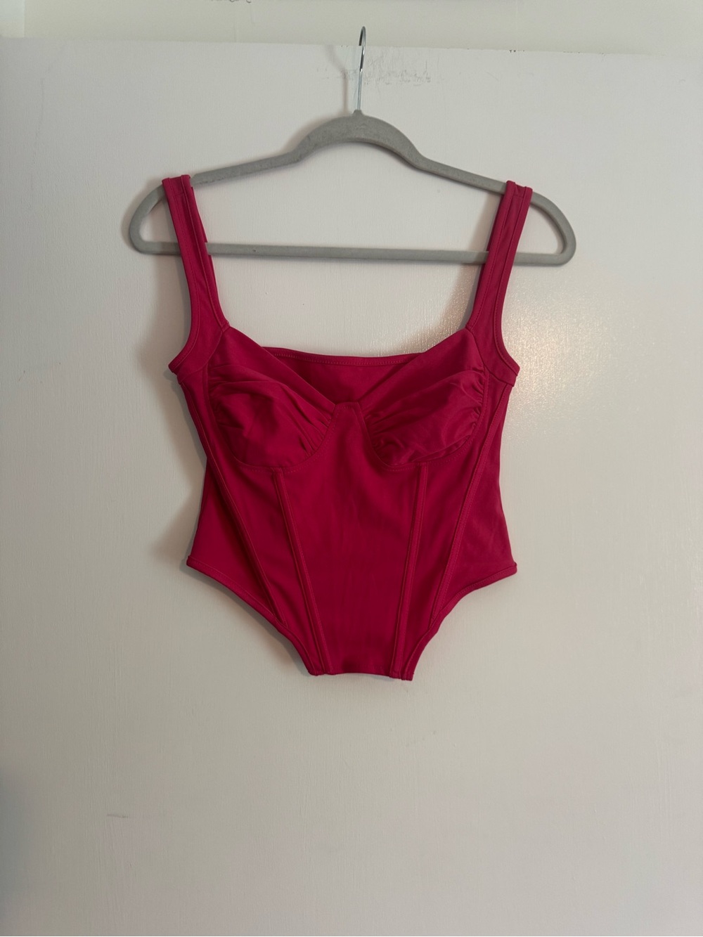 Cider Hot Pink Stretch Bodysuit